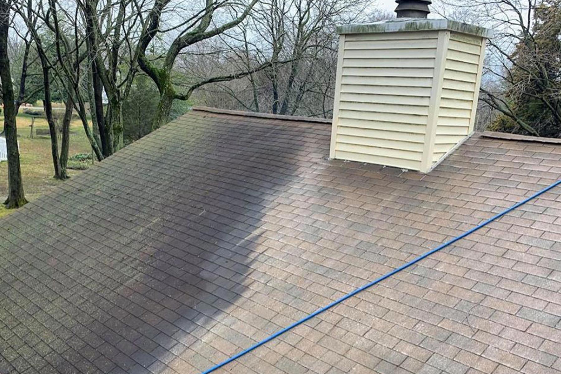 Roof Washing example 4